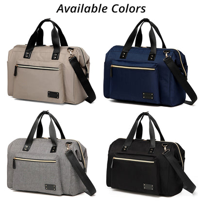 LITTLE STORY Zera Mom Dad Diaper Bag - Navy Blue