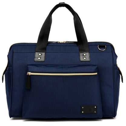LITTLE STORY Zera Mom Dad Diaper Bag - Navy Blue