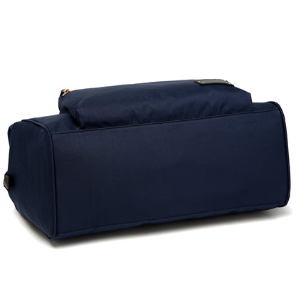 LITTLE STORY Zera Mom Dad Diaper Bag - Navy Blue