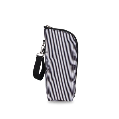 LITTLE STORY diaper bag set of 6 with hooks - Black