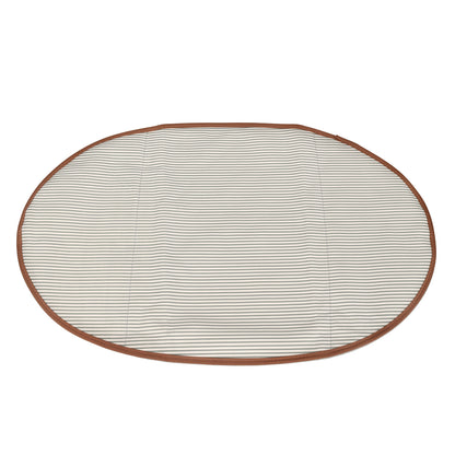 LITTLE STORY diaper bag set of 6 with hooks - Ivory