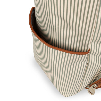 LITTLE STORY diaper bag set of 6 with hooks - Ivory