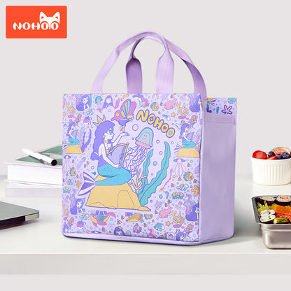 NOHOO Kids Tuition Bag/Hand Lunch Bag Mermaid - Purple