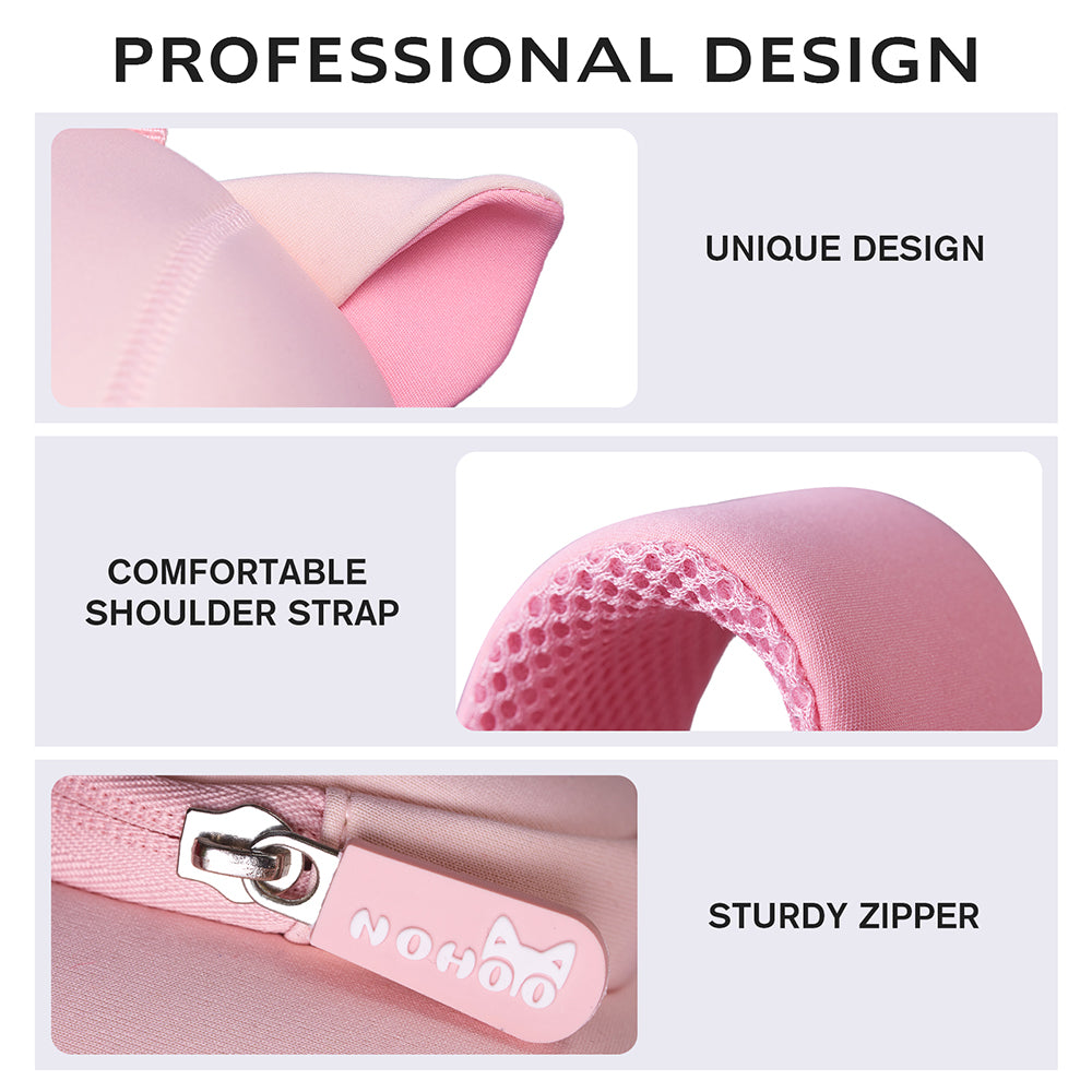 NOHOO 3D Cute Peppa Kids School Bag/Activity Bag 10 inch - Pink