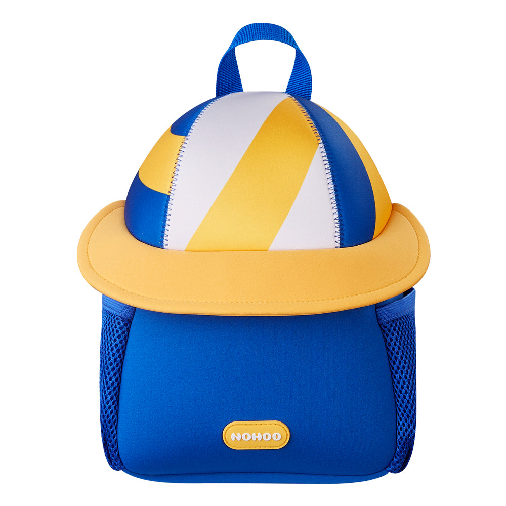 NOHOO 3D Cute Volleyball Kids School Bag/Activity Bag 10 inch - Blue