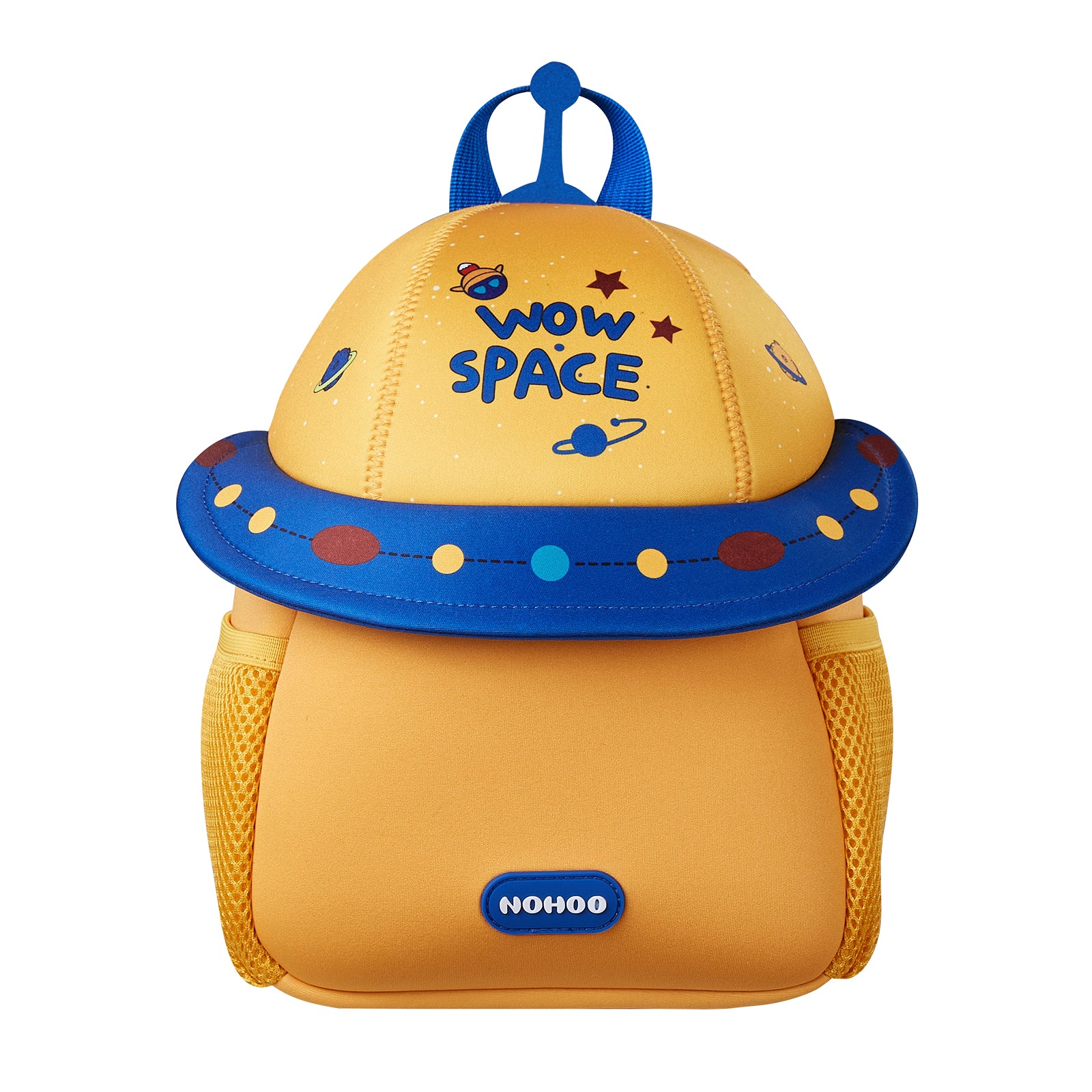 NOHOO 3D Cute UFO Kids School Bag/Activity Bag 10 inch - Yellow