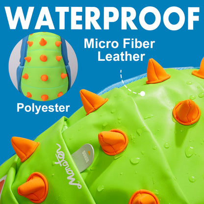 NOHOO Jungle Backpack - Spiky Dinosaur Green