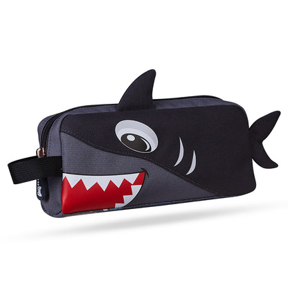 NOHOO Kids Pencil Case/Color Bag Shark - Grey