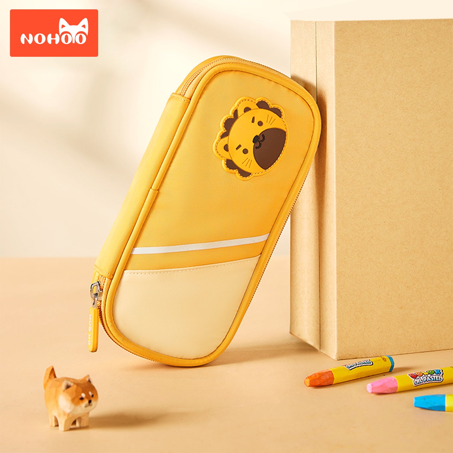 NOHOO Pencil Case - Lion Yellow