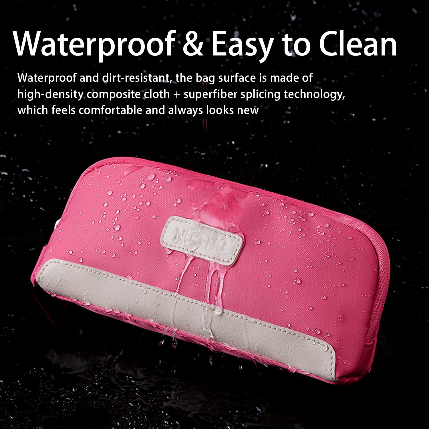 NOHOO Pencil Bag - Rose Red