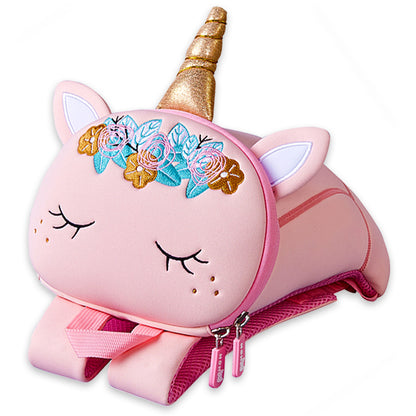 NOHOO Pre School 3D Bag Unicorn Pink (Large)