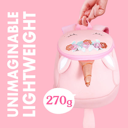 NOHOO Pre School 3D Bag Unicorn Pink (Large)