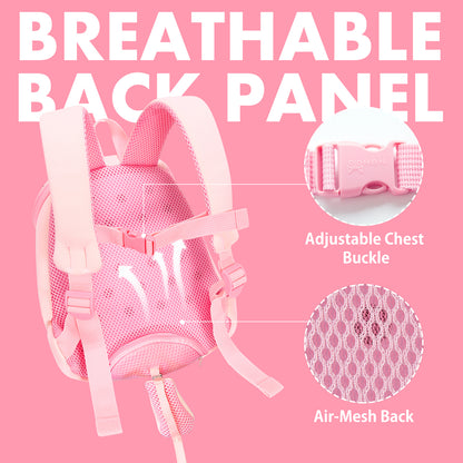 NOHOO Pre School 3D Bag Unicorn Pink (Large)