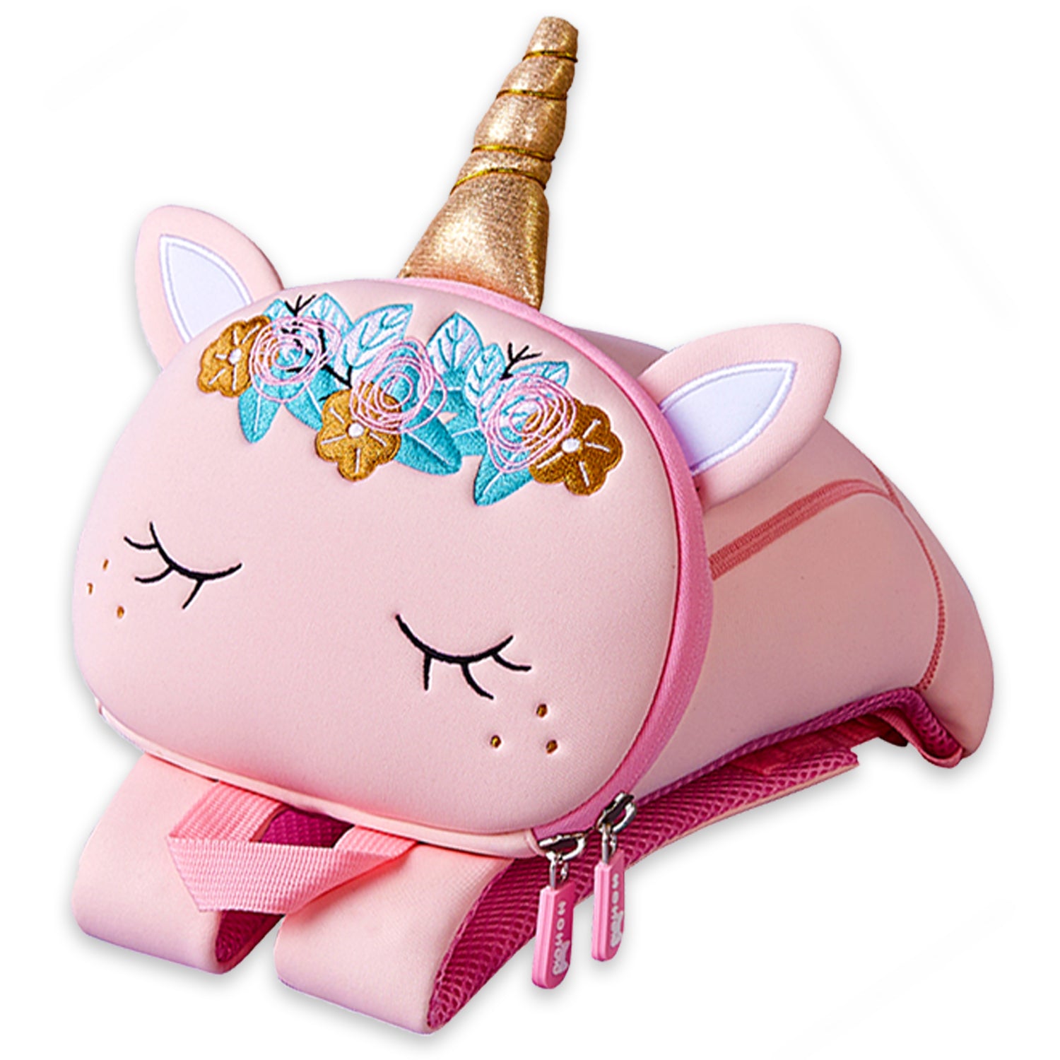 NOHOO Pre School 3D Bag Unicorn Pink (Medium)