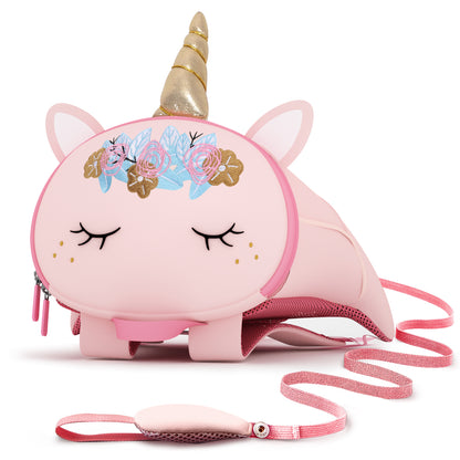 NOHOO Pre School 3D Bag Unicorn Pink (Medium)