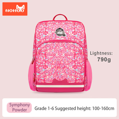 NOHOO School Bag - Retro Pink