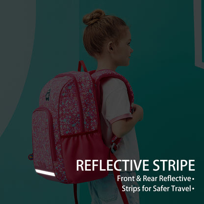 NOHOO School Bag - Retro Pink