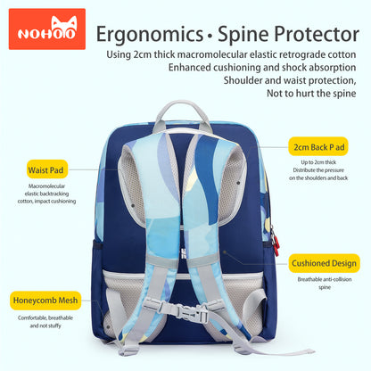 NOHOO School Bag - Symphony Blue