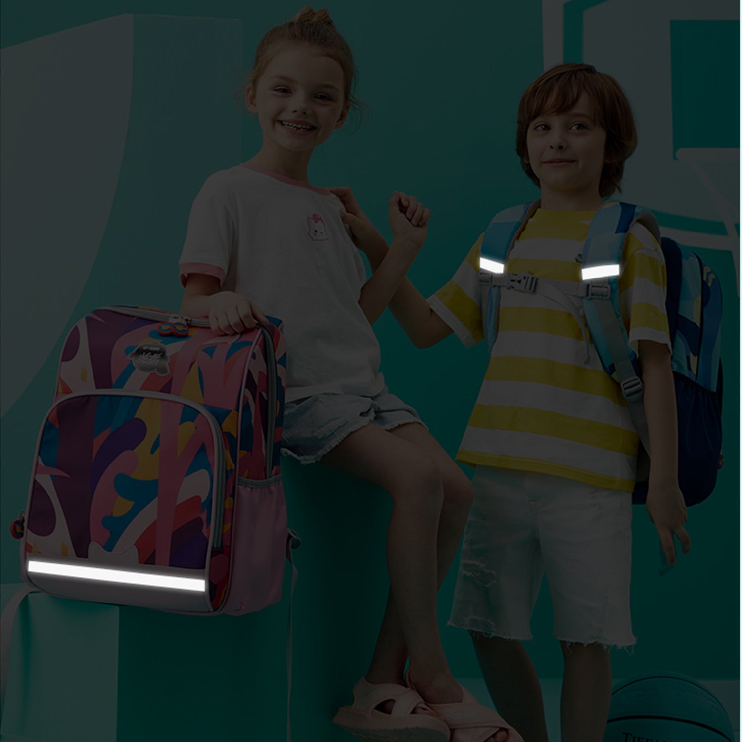 NOHOO School Bag - Symphony Blue