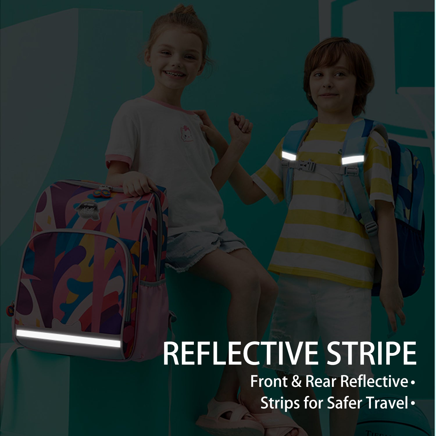 NOHOO School Bag - Symphony Pink