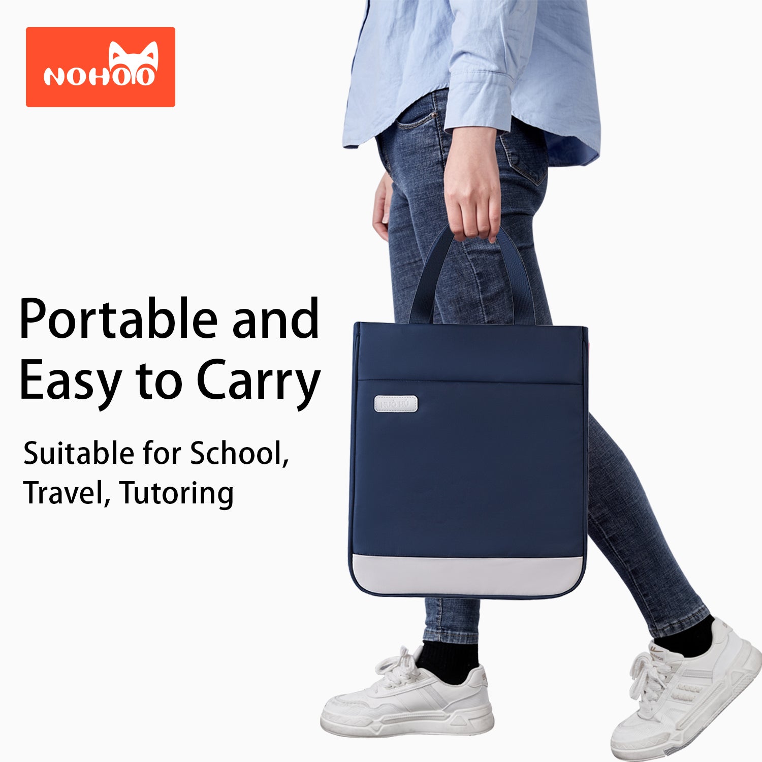 NOHOO School Hand Bag - Blue