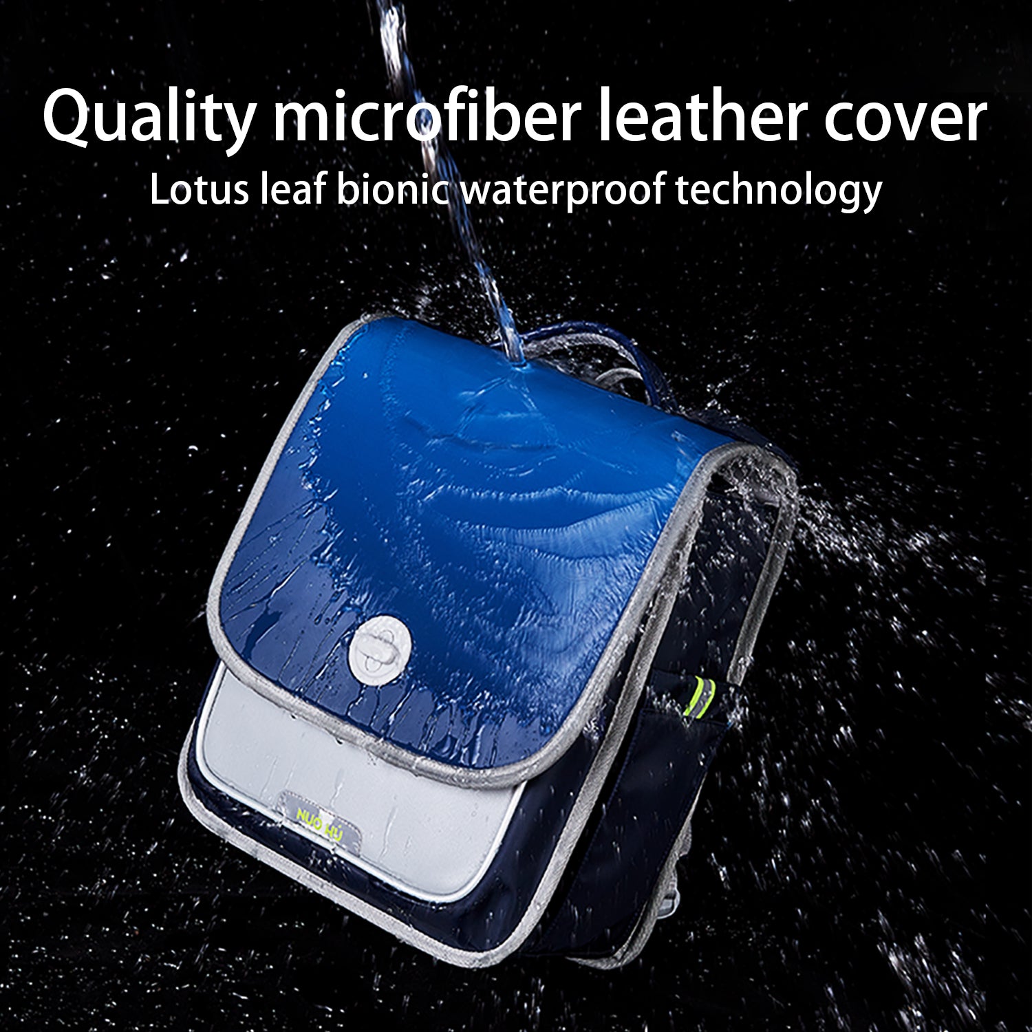 NOHOO Ergonomic Spine Protection Horizontal School Backpack for 0 - 5 Grade Primary Students - Blue