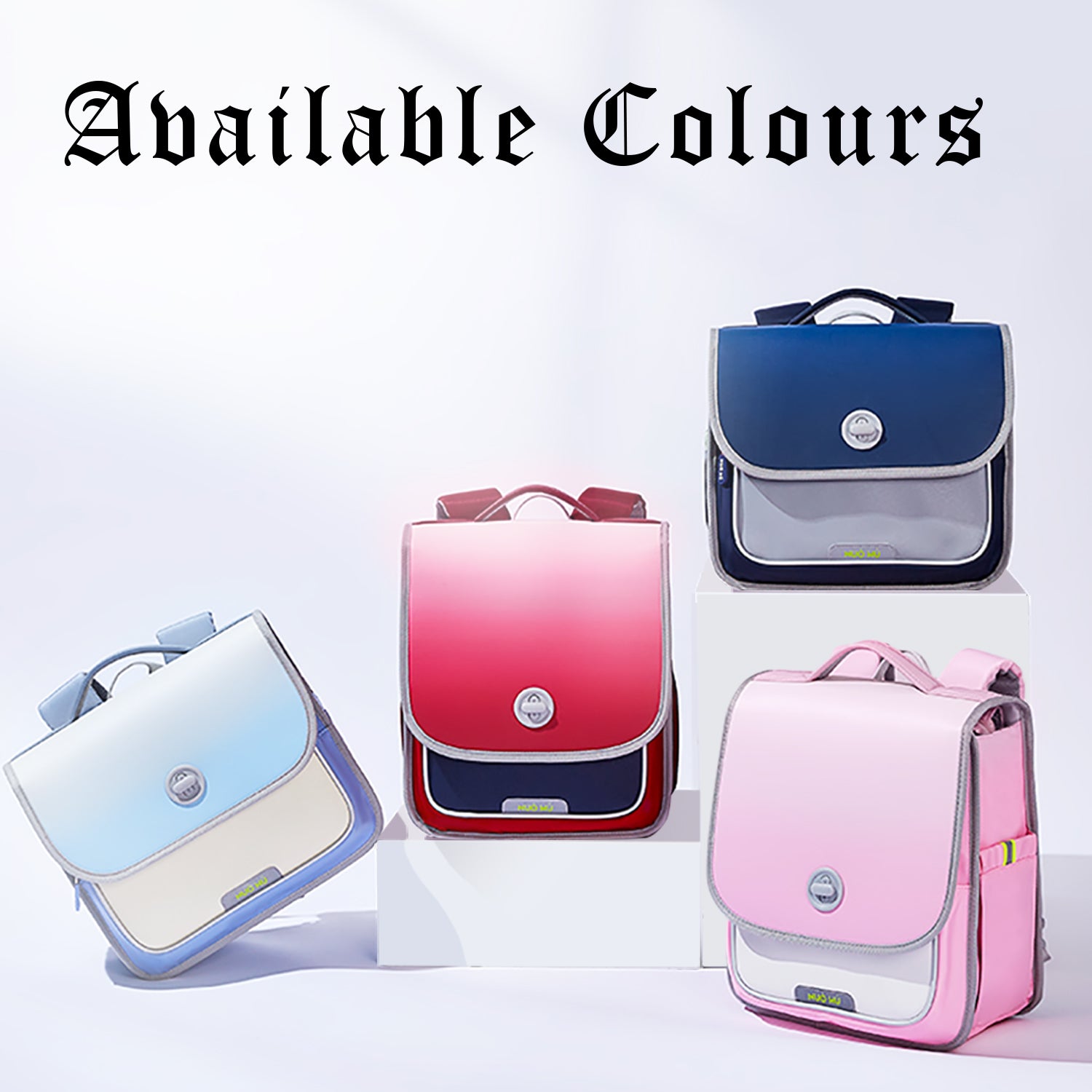 NOHOO Ergonomic Spine Protection School Backpack for 0 - 5 Grade Primary Students - Blue