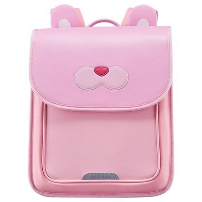 NOHOO Spine Protection School Backpack for 0 - 5 Grade Primary Students - Rabbit Pink
