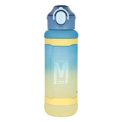 NOVA KIDS Water Bottle 1000ml with Straw- Blue