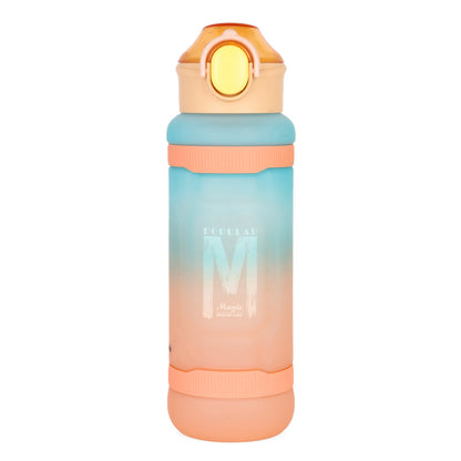 NOVA KIDS Water Bottle 1000ml with Straw- Orange