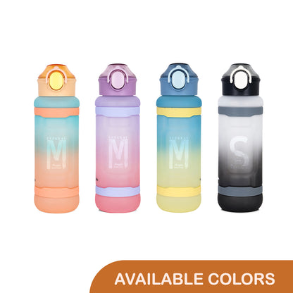 NOVA KIDS Water Bottle 1000ml with Straw- Orange