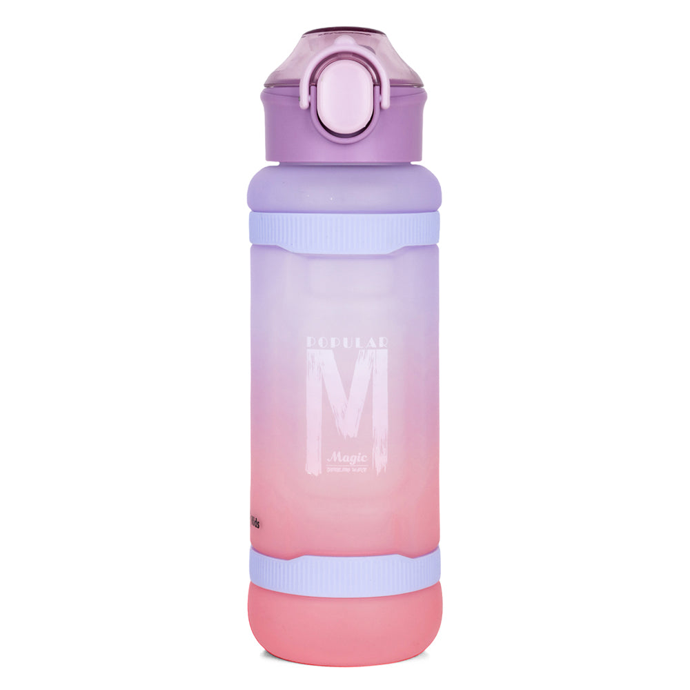 NOVA KIDS Water Bottle 1000ml with Straw- Purple