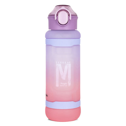NOVA KIDS Water Bottle 1000ml with Straw- Purple