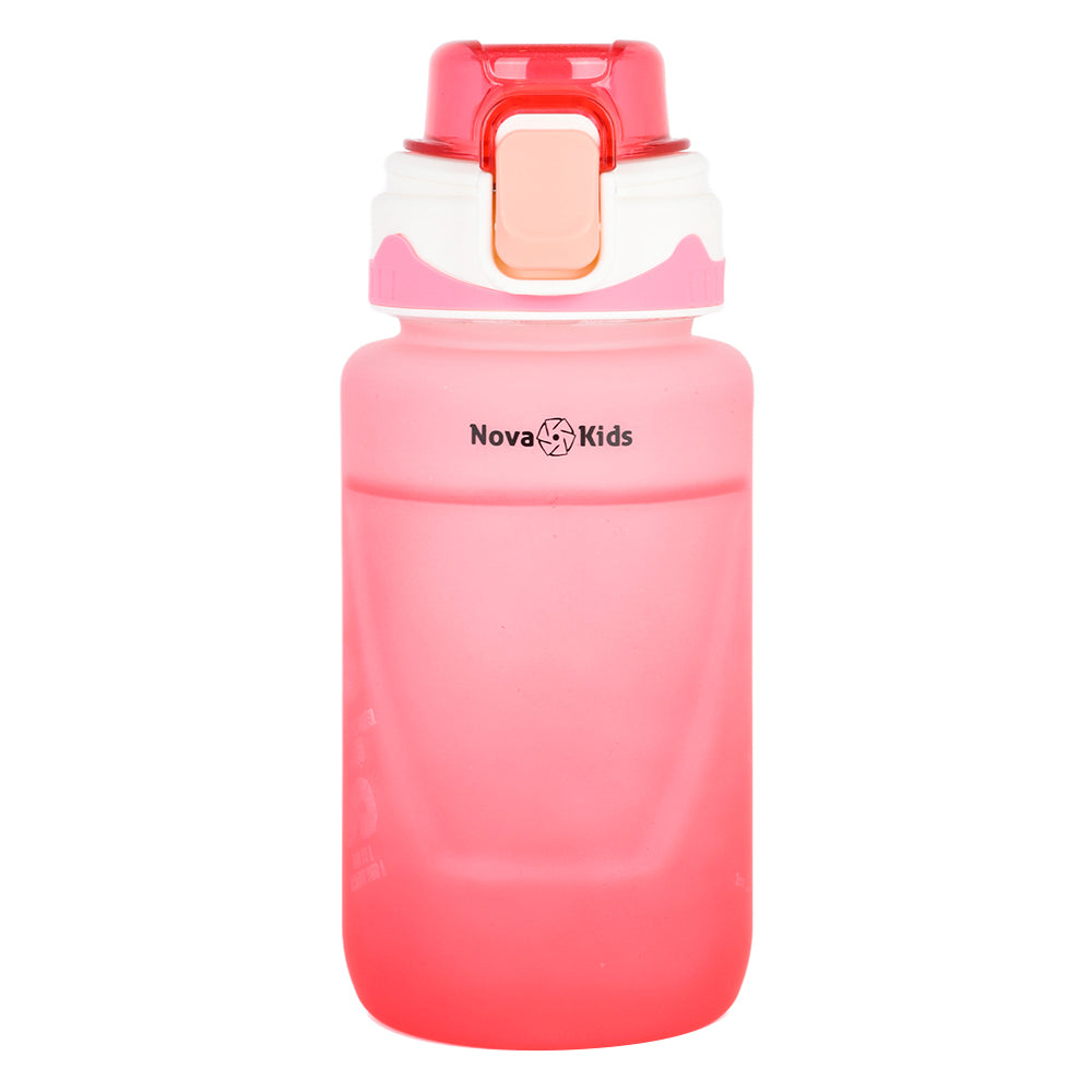 NOVA KIDS Water Bottle 550ml with Straw - Pink
