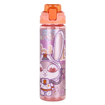 NOVA KIDS Water Bottle 700ml with Straw- Orange