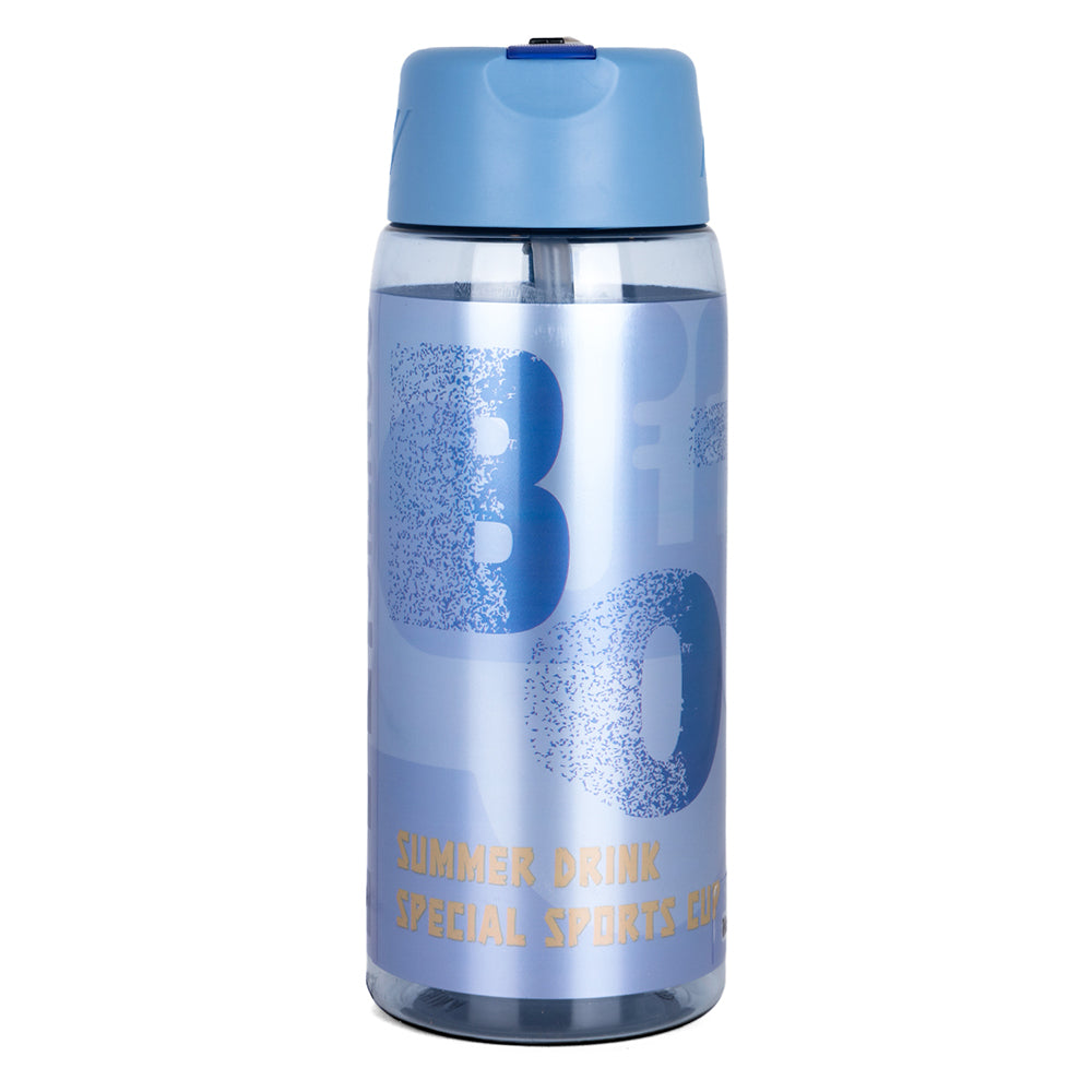 NOVA KIDS Water Bottle 750ml with Grab String - Blue