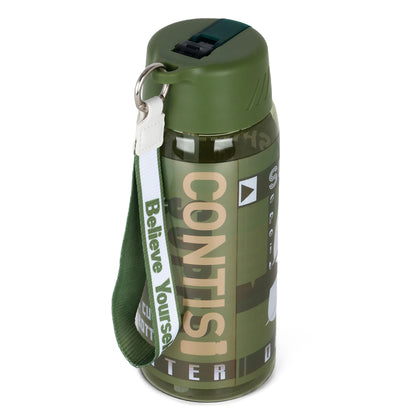 NOVA KIDS Water Bottle 750ml with Grab String - Green