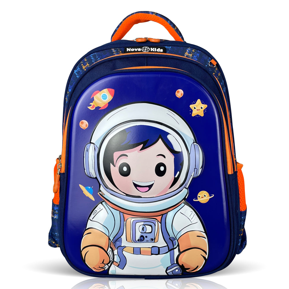 NOVA KIDS 3D School Bag - Astronaut Blue, 16.5 inch