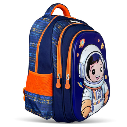 NOVA KIDS 3D School Bag - Astronaut Blue, 16.5 inch