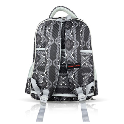 NOVA KIDS 3D School Bag - Soccer Grey, 16.5 inch