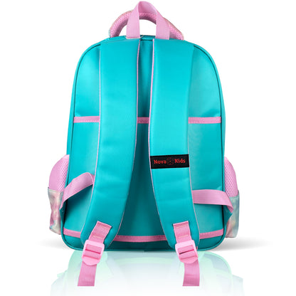 NOVA KIDS 3D School Bag - Daisy Green, 16.5 inch