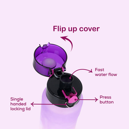 NOVA KIDS Water Bottle 1000ml - Purple