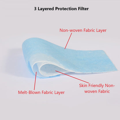 NOHOO Re - usable masks set of 4 + 12 Filters