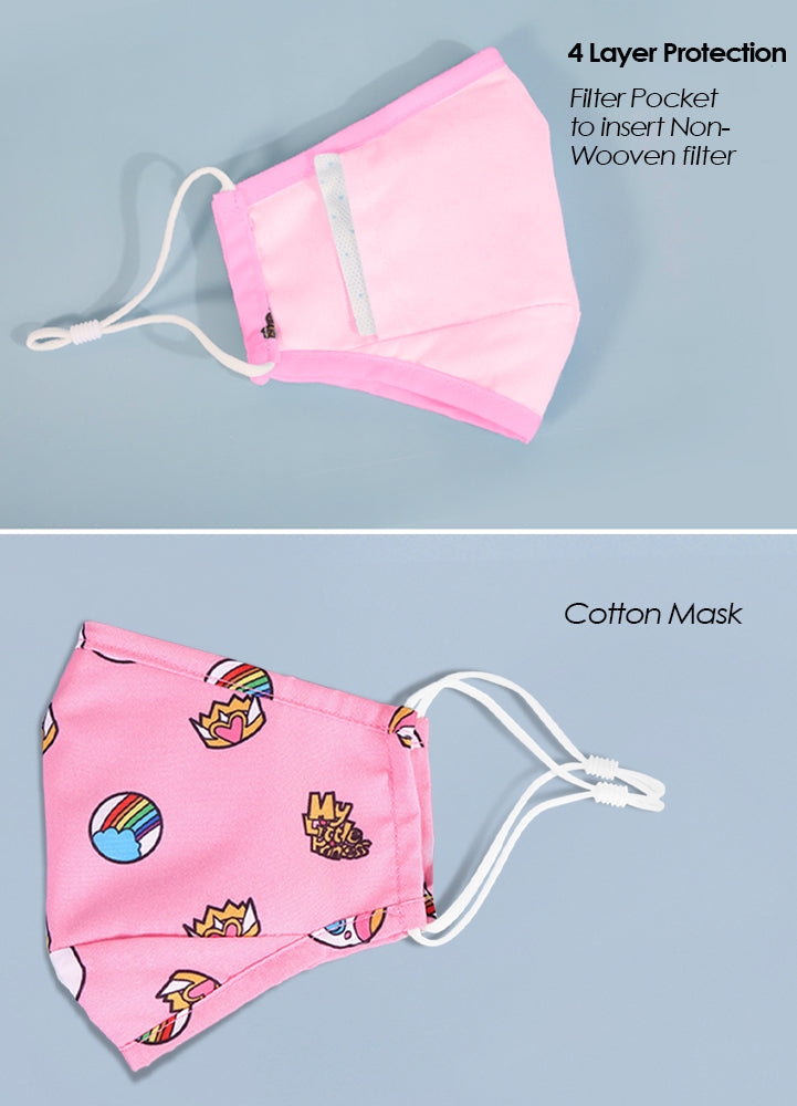NOHOO Re - usable masks set of 4 + 12 Filters