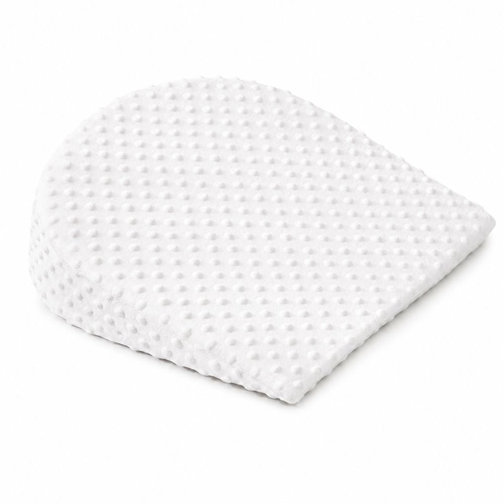 SUNVENO 15¬∞ Slope Baby Pillow with Removable Cover - White