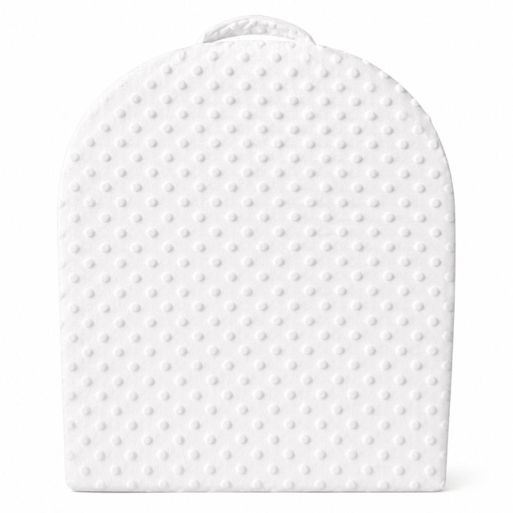 SUNVENO 15¬∞ Slope Baby Pillow with Removable Cover - White