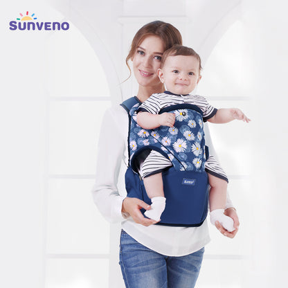 حاملة الأطفال سنفينو - زهرة - زرقاء