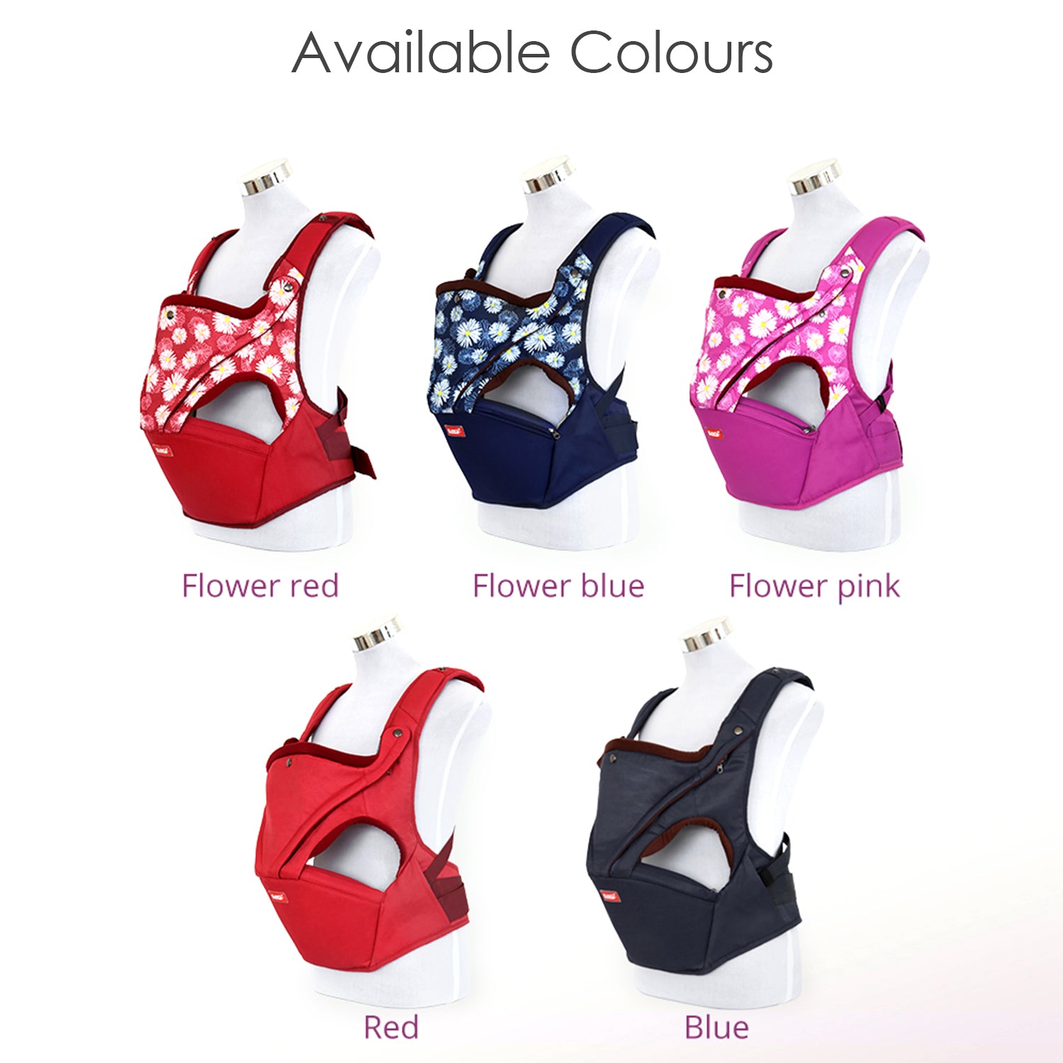 حاملة الأطفال سنفينو - زهرة - بنفسجية