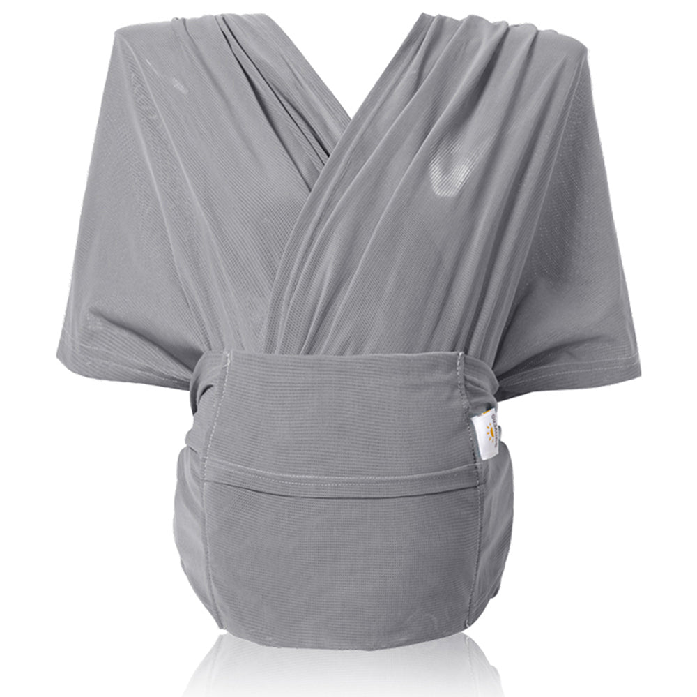 Sunveno Adjustable Baby Wrap Carrier Sling - Grey