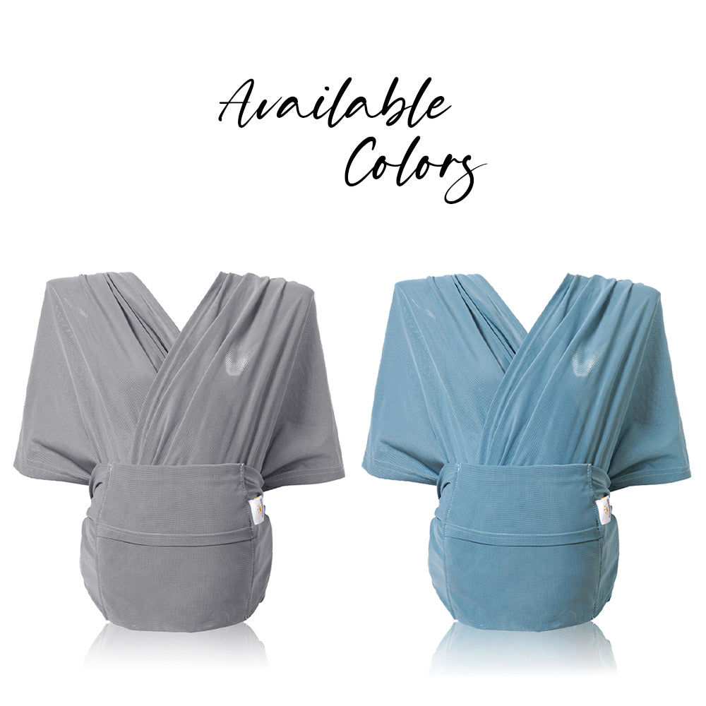 Sunveno Adjustable Baby Wrap Carrier Sling - Grey